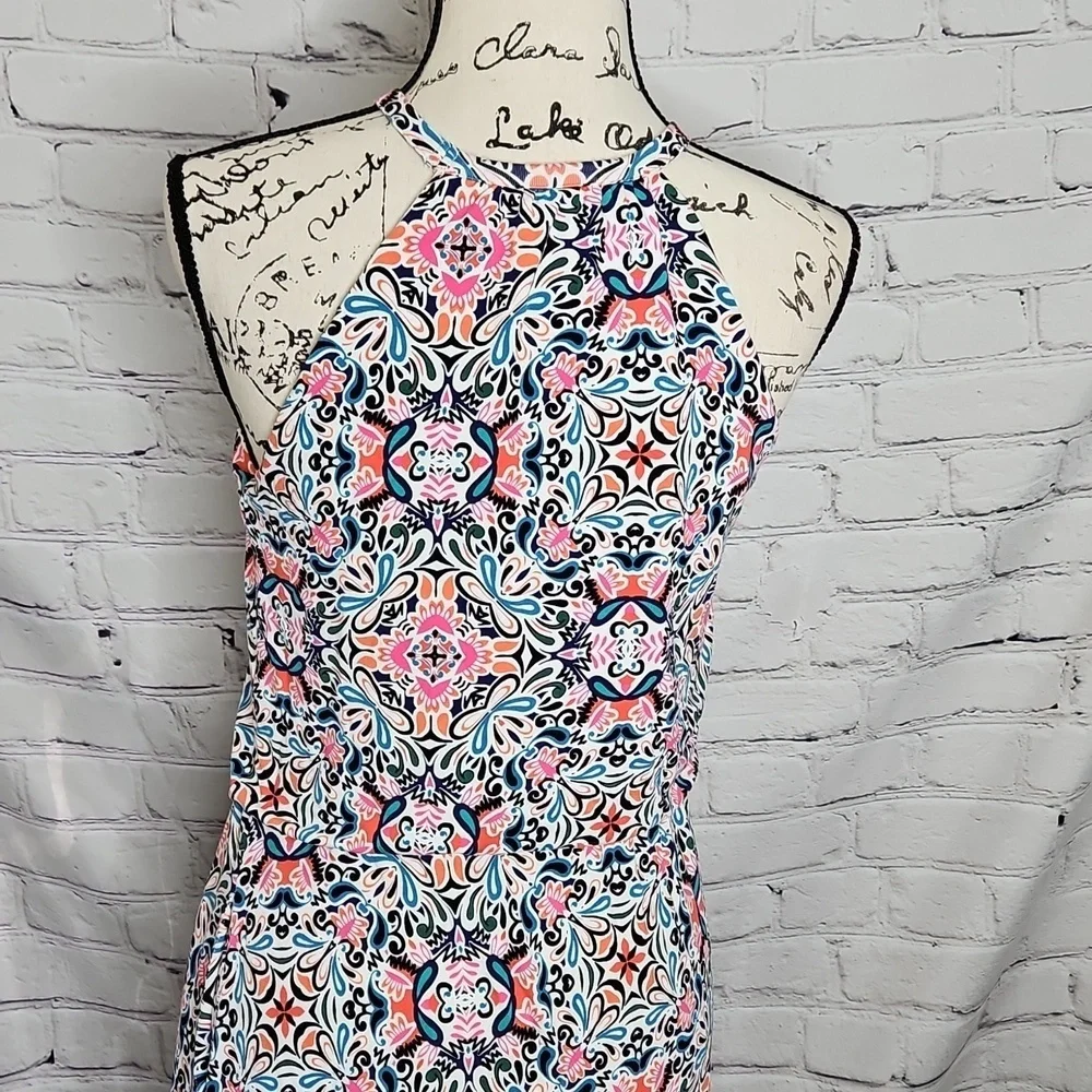 Cynthia Rowley Floral Halter Maxi Dress Size Small - Picture 4 of 6